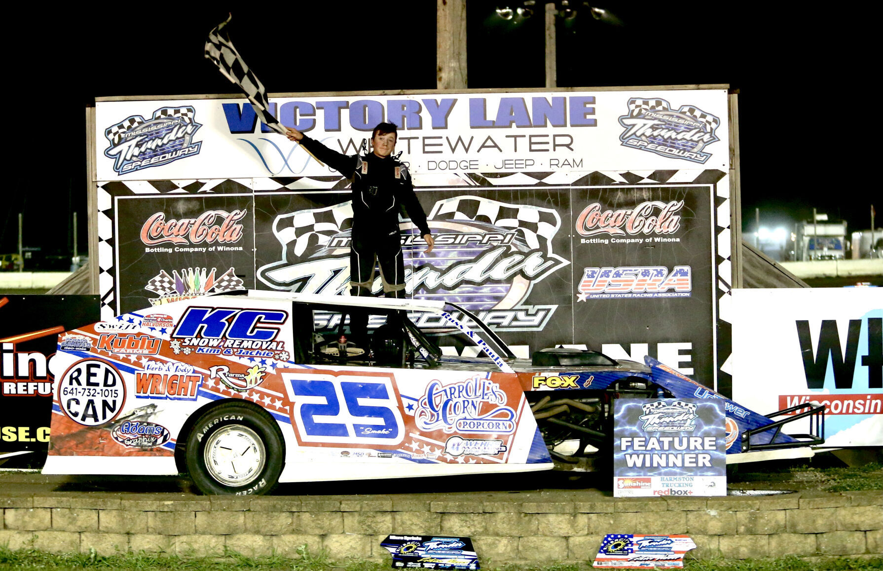 USRA B-Mods Feature Winner Joe Chisholm